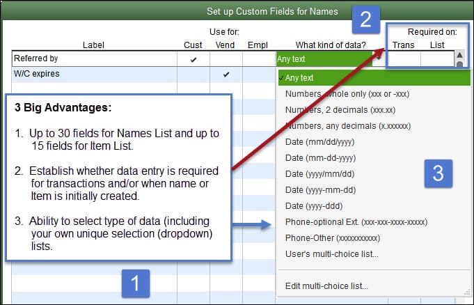 Custom Fields in Enterprise offer significant upgrades