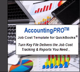 Construction Template, Chart of Accounts and Cost Codes for QuickBooks