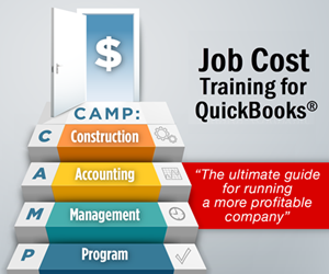 Job costing with QuickBooks