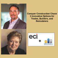Conquer Construction Chaos webinar with ECI and BuildYourNumbers
