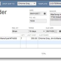 Sample Purchase Order to clarify, document and save money